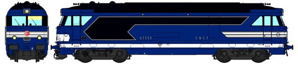 REE Modeles MB-025 - French Diesel Locomotive Class BB 67359 of the SNCF